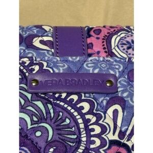 Vera Bradley‎ Slim Saddle Purple Lilac Tapestry Floral Hippie Stylish